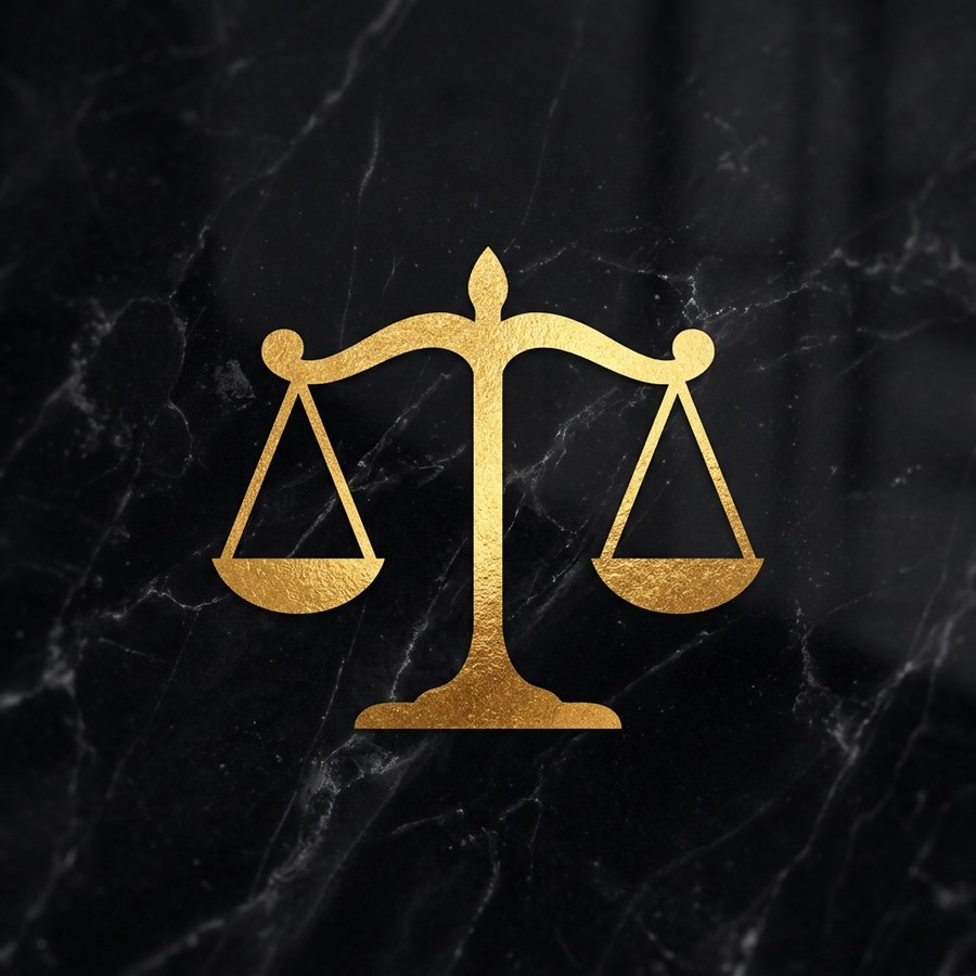 Balanza de la justicia, símbolo del despacho